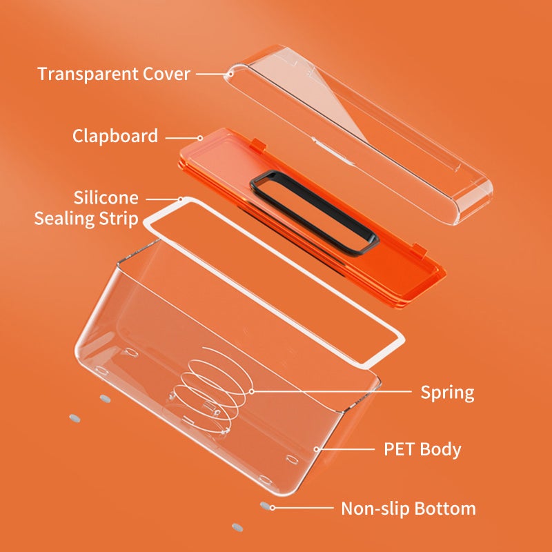 Masks Storage Box Dispenser Desk Tissue Box With Spring Pop-up Paper Towel Dispenser Tissue Holder Bathroom Toilet Tissue Box Napkin Storage Box for Bedroom Car Office - Image 3