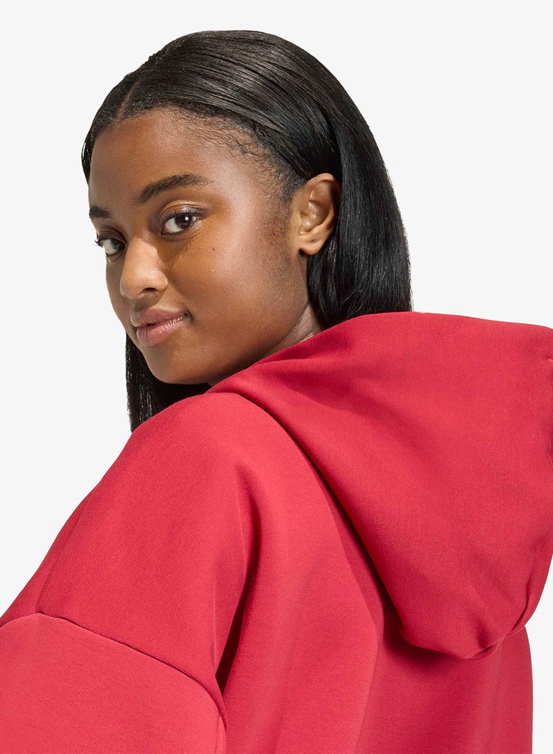 Adidas Future Icons Small Logo Hoodie - Image 4