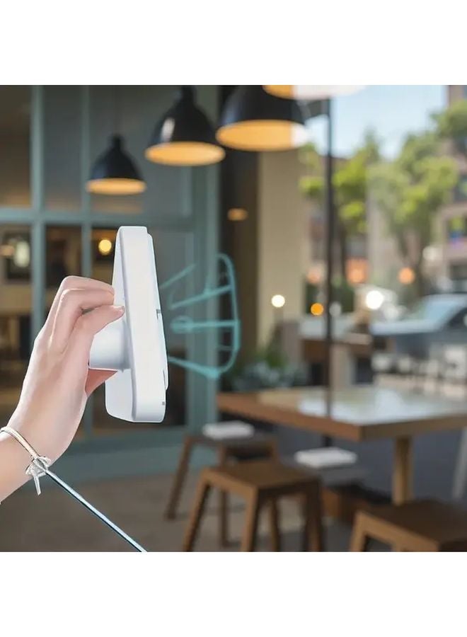 مغناطيس مزدوج الجوانب لتنظيف النوافذ لزجاج بسمك ٣-١٠ مم، محمول، يعمل بدون طاقة، من مادة ABS، قطعة واحدة - Image 3