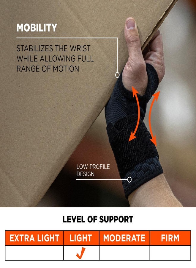 Ergodyne ProFlex 680 Wrist Support Sleeve, Compression Style, Adjustable Single Strap - Image 4
