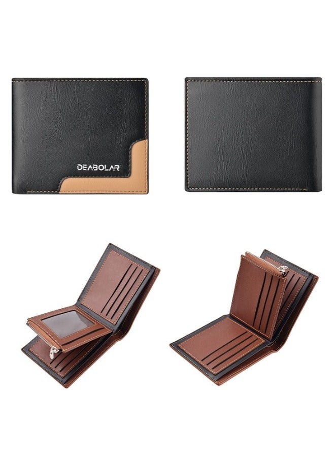Generic - Handbag,Multifunctional Men's Simple And Fashionable Folding Wallet Can Hold Various Cards Coins or Banknotes - Image 1