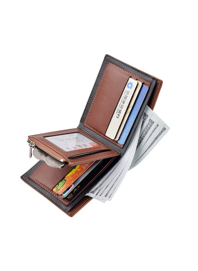 Generic - Handbag,Multifunctional Men's Simple And Fashionable Folding Wallet Can Hold Various Cards Coins or Banknotes - Image 1