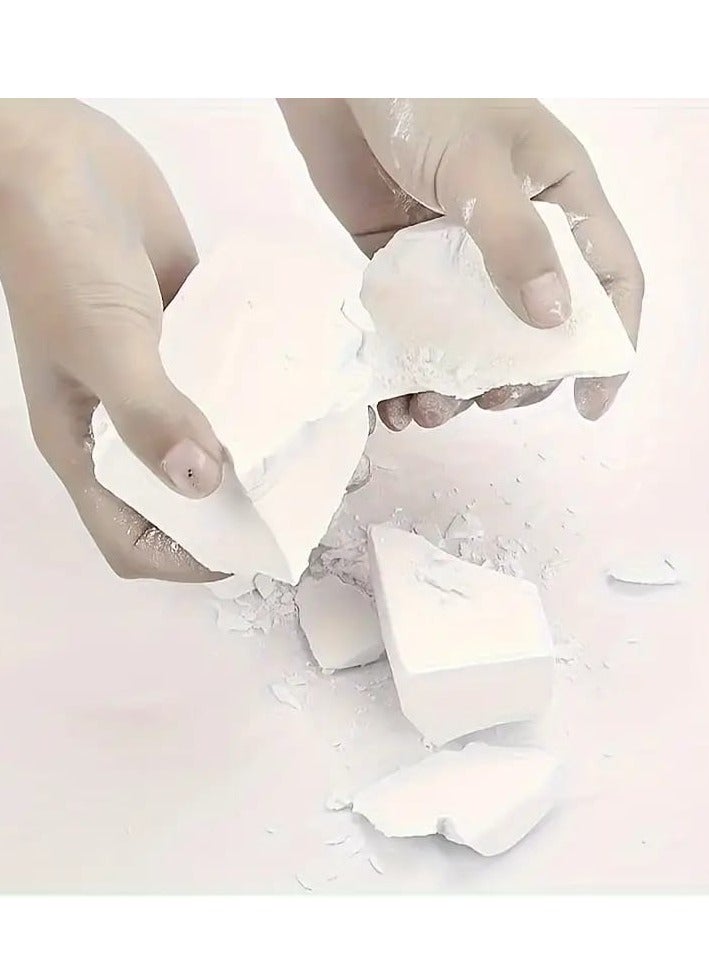 8pcs Weight Lifting Sports Chalk Magnesium Powder Blocks Gym Chalk Anti-Skid Rhythmic Gymnastics Weightlifting Rock Climbing Fitness Training Magnesium Brick - Image 3