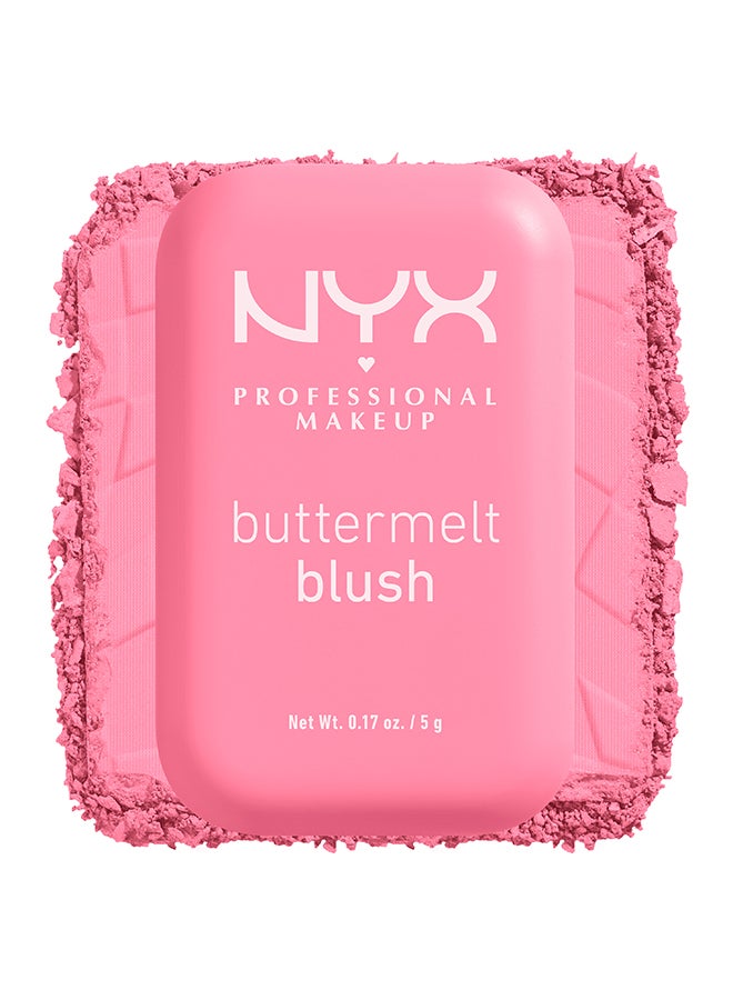 NYX PROFESSIONAL MAKEUP أحمر خدود من الزبدة المذابة، أحمر خدود بودرة، يدوم حتى 12 ساعة، مقاوم للتلاشي والانتقال، Butta Together - Image 4