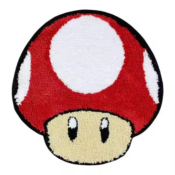 Y&D Extra Soft Absorbent Microfiber Bath Rugs - Cute Cartoon Fluffy Non-Slip Bath Mats, Machine Washable - Image 1