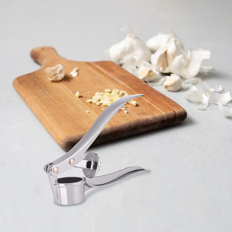 Jsdoin Professional Kitchen Garlic Press, Garlic Mincer Ginger Crusher UK, Peeler Squeezer Heavy Duty Garlic Presser,Garlic Crush, User-Friendly Garlic Chopper, Easy to Clean and Durable - Image 5