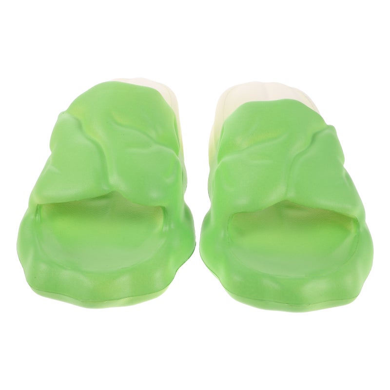 1 Pair Eva Home Slippers For Couples Vegetable Shape Anti- Lightweight Indoor Bathroom Shoes For Men And Women Home Pool Beach Use - Image 1