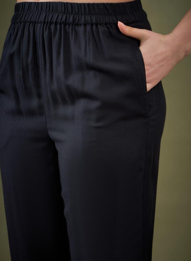ساسافراس طقم منسق من بنطال مع بلوزة بياقة ماندارين - Image 5
