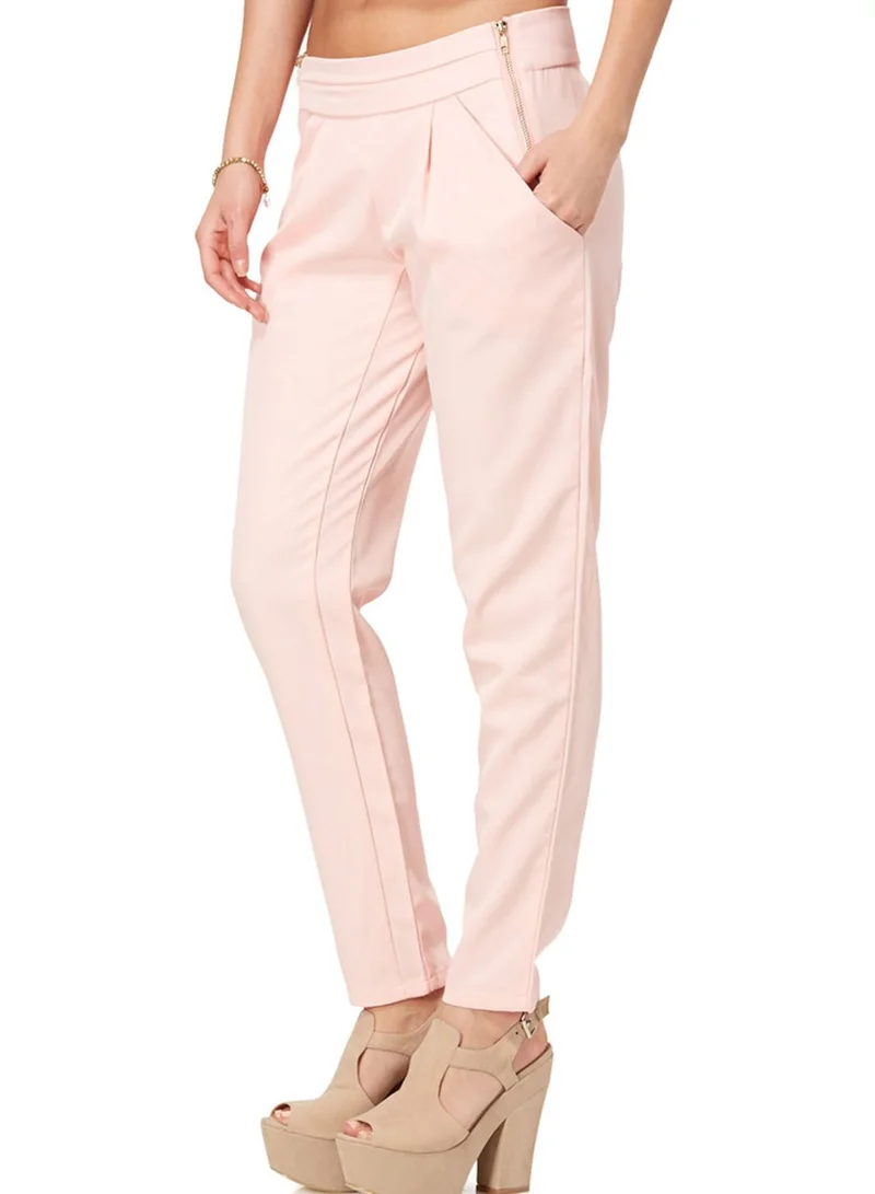 Missguided Zip Cigarette Trousers