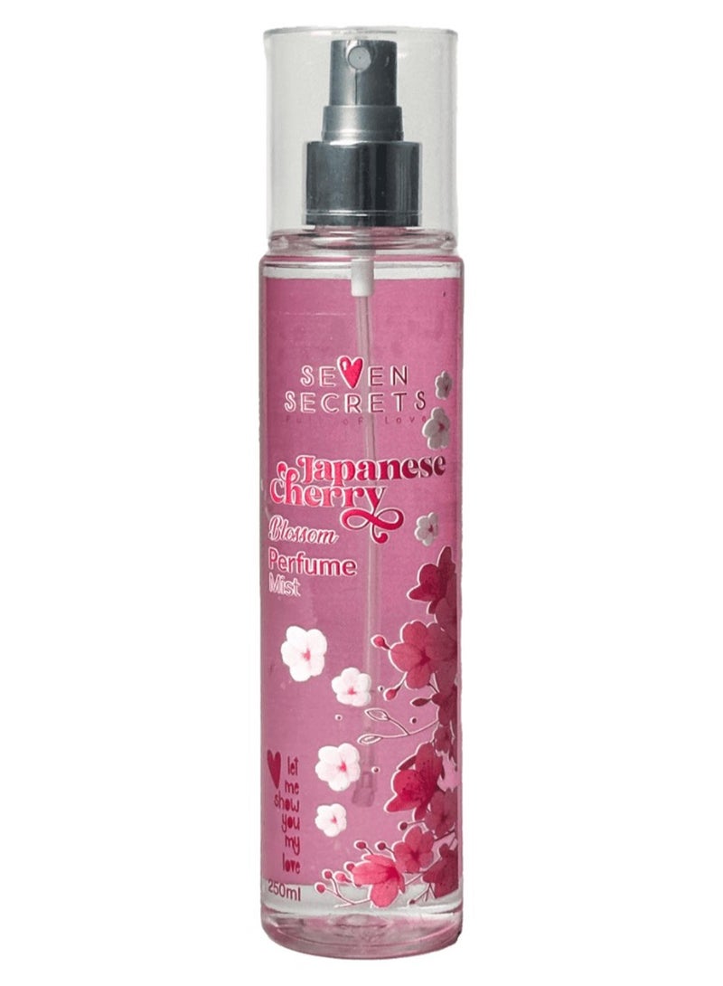 سيفن سيكريتس معطر للجسم سيڤن سيكرتس 250 ml جبانيز شيري بلوسوم - Image 1