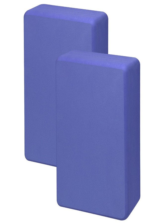Corsiampoo Yoga Blocks 2 Pack 9x6x3 Inches, Premuim EVA Foam Yoga Block, Sturdy Non Slip, High Density for Pilates Meditation, Stretching and Toning - Image 1