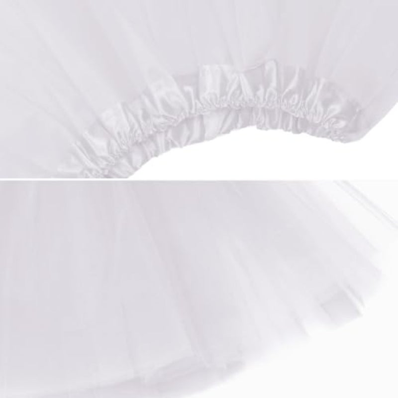 Lystaii 1 PC Tutu Skirt Tulle Laye Tutu Skirt for Party Costume Birthday Running Accessories - Image 4