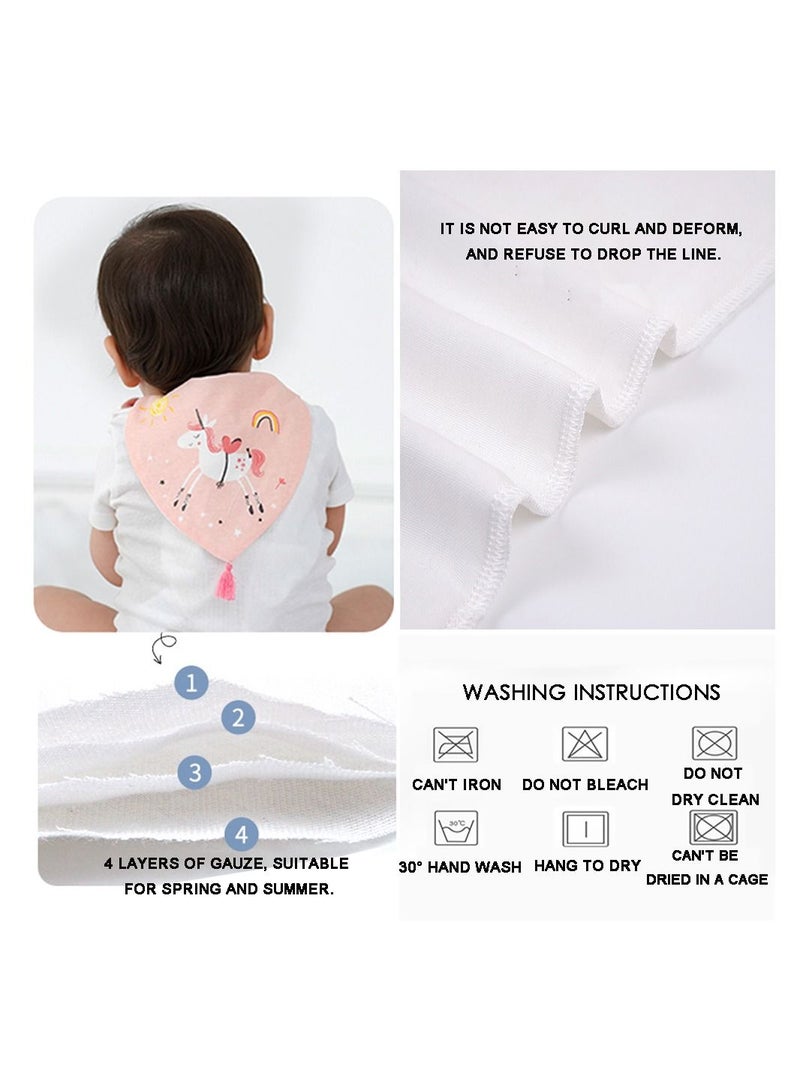Muslin Tree Baby Four-Layer Sweat-Absorbent Cotton Towel  - Image 3