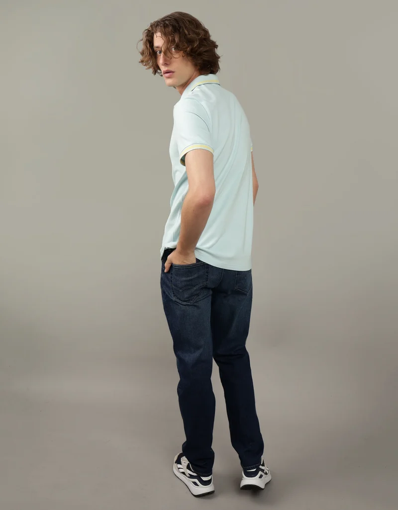 امريكان ايجل Dark Clean Athletic Rinse Wash Straight Jeans
