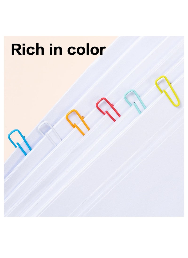 Deli 100-Piece Triangular Paper Clips 28mm Size Multicolour  - Image 4