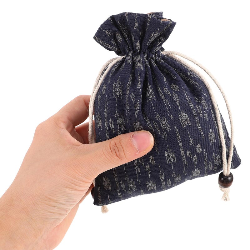 Large Embroidered Velvet Jewelry Pouch Drawstring Bag Travel Organizer Storage - Image 5