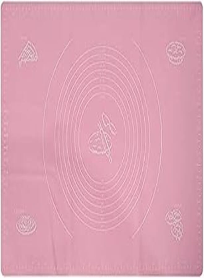 Generic Silicone Baking Mat & Pizza - 45 x 64 cm - Pink