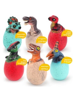 Dinosaur Toy Soft Rubber Super Large Simulation Tyrannosaurus Raptor Boy Children-Color:Surprise Dinosaur Egg Complete Cognition Series-Specifications:[edition 498] Story Music (selected By 70% Of People)