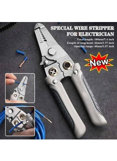 kesig kesig Multifunction Wire Plier Tool 2023 Upgrade MultiFunctional Wire Splitting Pliers Stainless Steel Electrical Stripping Tool  - Image 3