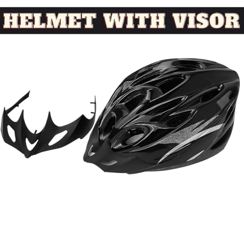FABSPORTS Light Weight Bicycle/Bike Safety Helmet for Kids, Youth and Adults for Cycling/Skating/Skate Boarding (Adjustable Size, Black) - Image 4