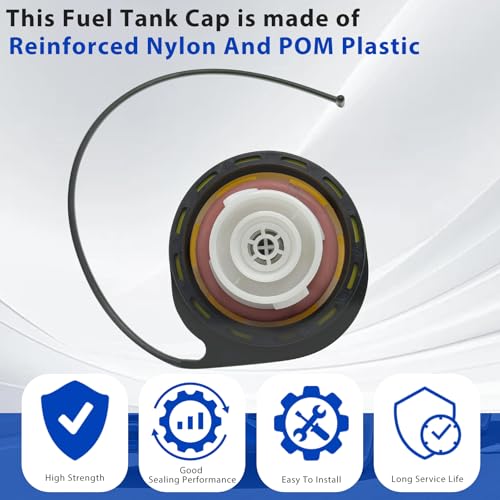 Hsbhlsnx GT295 Fuel Tank Cap Fuel Cap Gas Cap for Chevy Avalanche Silverado 1500 Classic Suburban 1500 Tahoe GMC Sierra 1500 Classic Yukon Yukon XL 1500 Cadillac Escalade ESV EXT 20915990 - Image 5