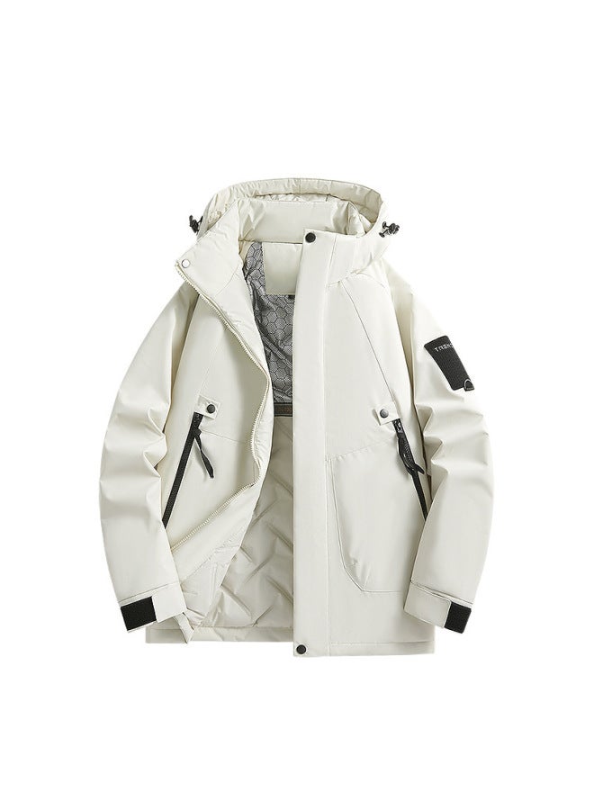 Graphene Big Brand Same Style Charge Clothes Cotton Clothes Outdoor Sports Double Thickened Coat Men And Women Same Style Cotton Clothes Mountaineering