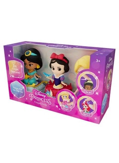 Disney Disney Princess Fidget Dolls with Keychain Set - Jasmine, Snow White, Rapunzel (Pack of 3) 