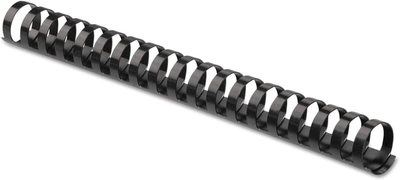 Fellowes Plastic Comb Bindings, 1 Inch, 200-Sheet Capacity, Black, 10 per Pack (52383) - Image 1