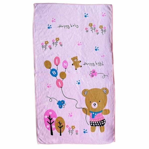 TEDDYIFY Soft Cotton Baby Bath Towel for Infants, New Born Babies and Toddlers, Premium Soft Cotton/Easy to Wash (Colours and Print As Per Availability) (Pack of 3 Towel) Multicolors - Image 5