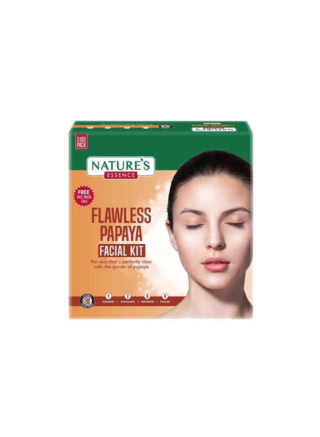 Nature's Essence Nature's Essence Flawless Papaya Facial Kit  - Image 1