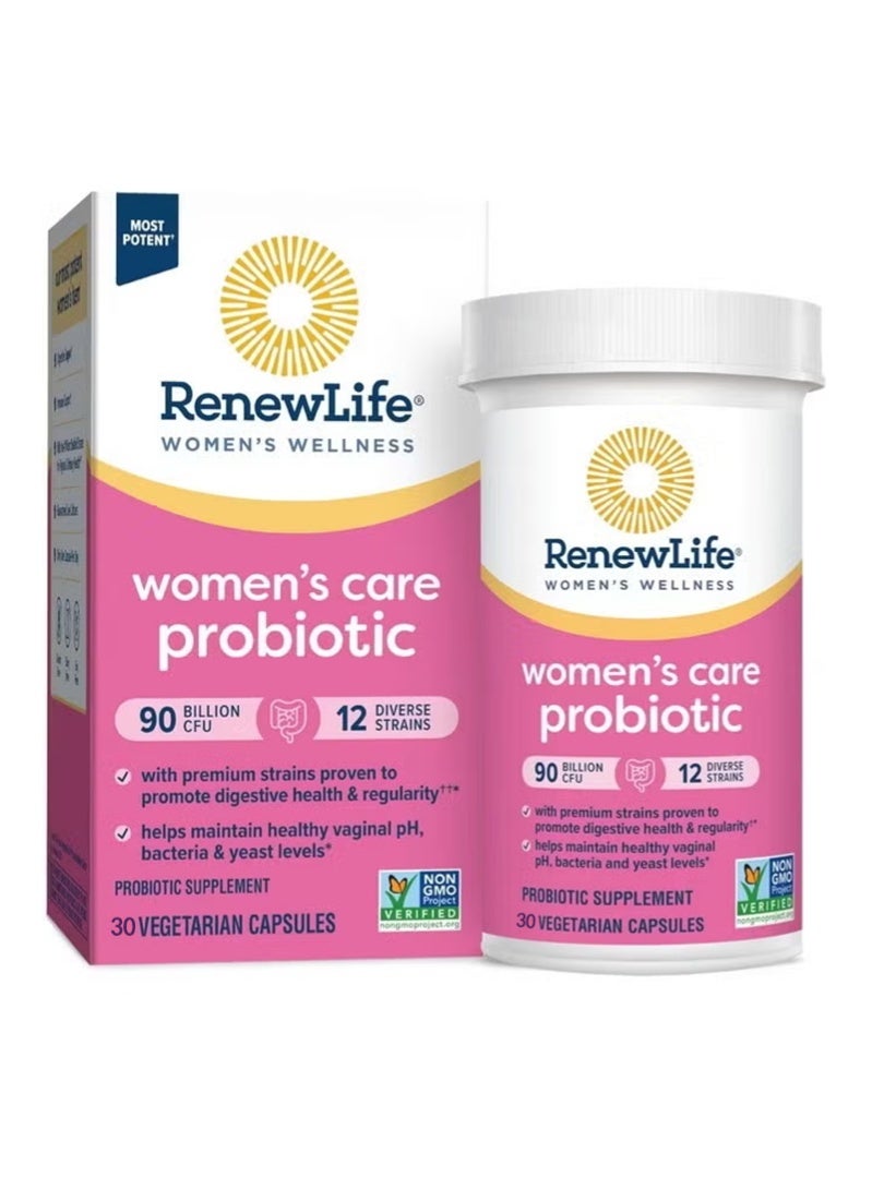 البروبيوتيك للنساء 90 مليار Cfu d الرف مستقرة حليب الصويا والغلوتين الخالي من 30 كبسولات نباتية - Image 3