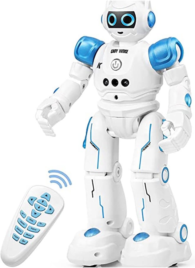 Robot Toys RC Robot for Kids Rechargeable Intelligent Programmable Robot with Infrared Controller,Remote Control Robots Gesture Sensing Robot,Interactive Walking Singing Dancing