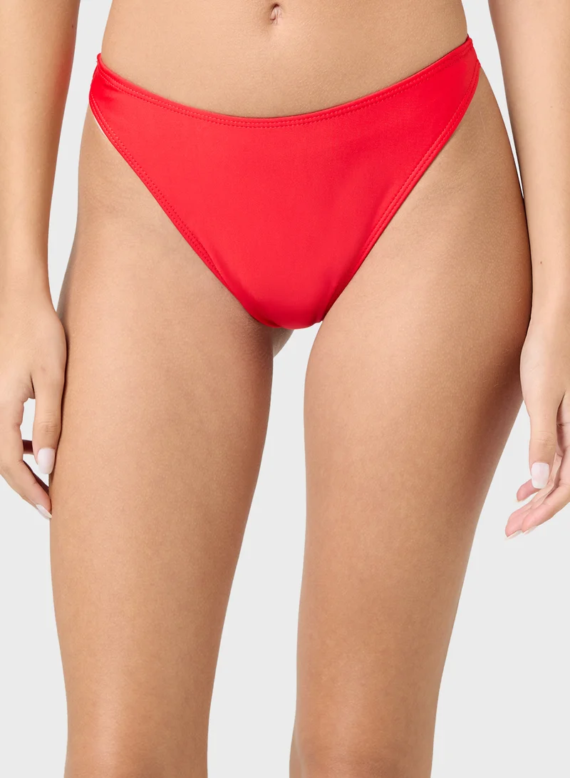 Ginger Halter Neck Crosage Detail Bikini Top & Ruched Cover Up Skirt Set