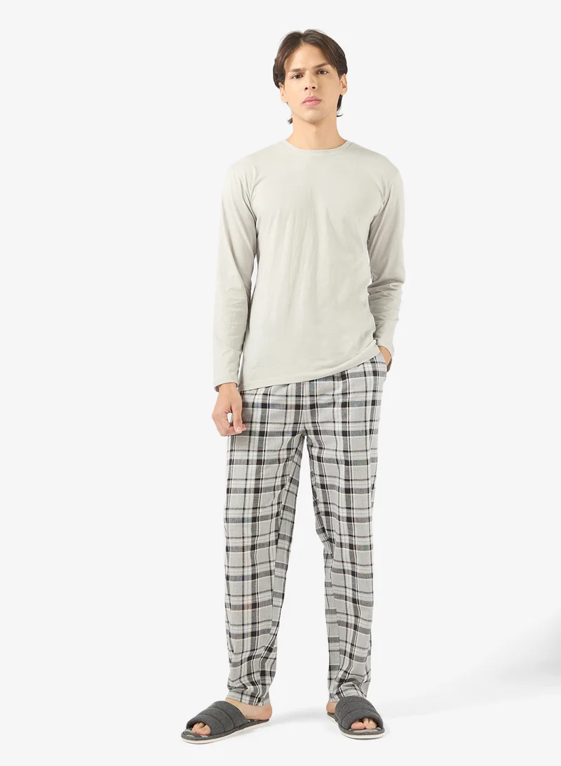 Seventy Five  Nightwear T-Shirt & Pants Set for Men | Best Price UAE