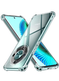 جراب شفاف مضاد للصدمات لموبايل هونر اكس 9 بي / Honor X9B بتصميم رائع عالي الجودة وحماية قصوى من تين تيك - شفاف