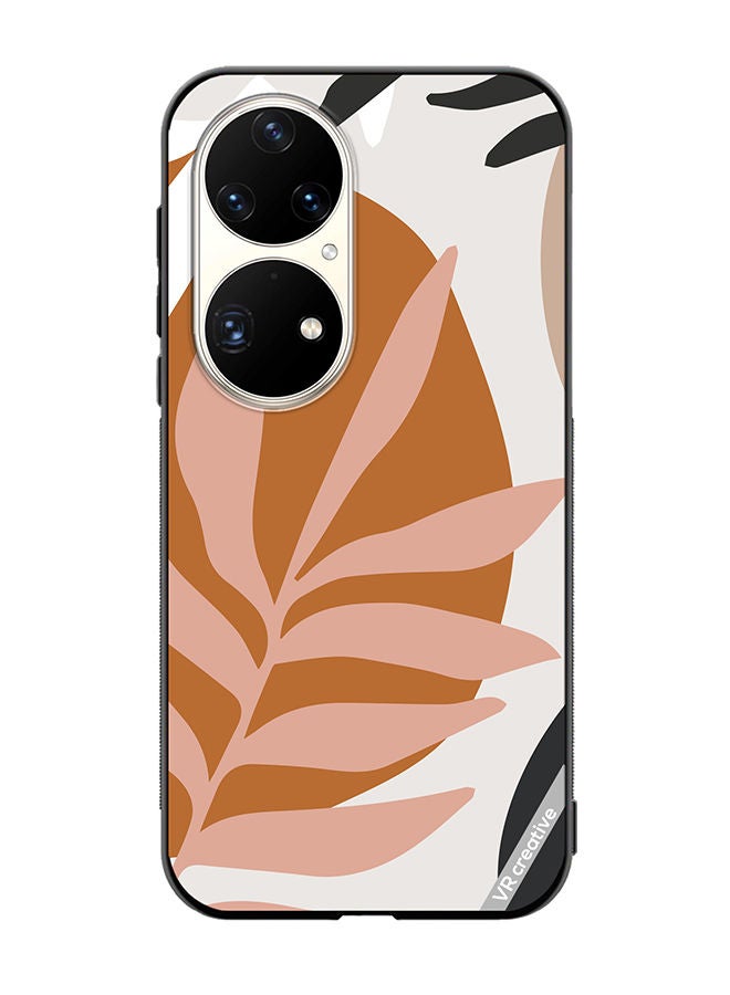 VR CREATIVE Protective Case Cover For Huawei P50 Pro Leaf Tropical Design Multicolour - Image 1