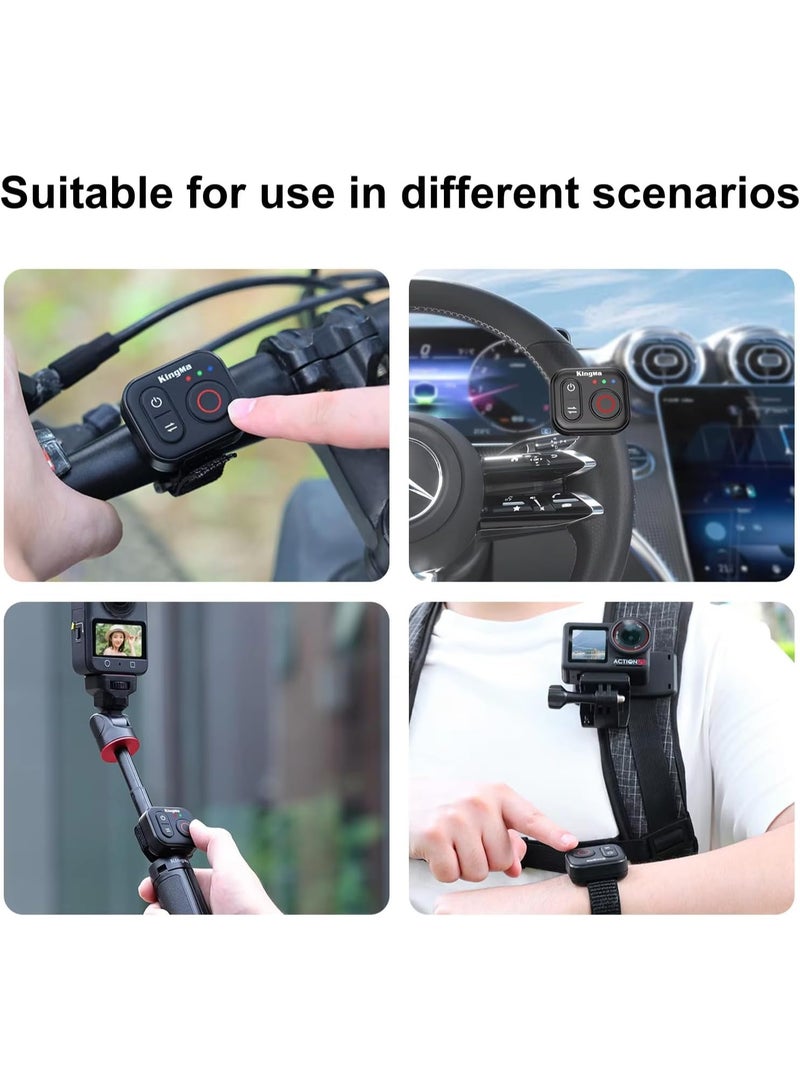 GPS Bluetooth Remote Control for DJI Osmo Action 6/Action 5 Pro 4 3/OSMO 360,GPS Wireless Remote Controller with Wrist Strap,50M Range Camera Smart Accessories - Image 5