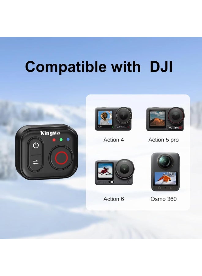 GPS Bluetooth Remote Control for DJI Osmo Action 6/Action 5 Pro 4 3/OSMO 360,GPS Wireless Remote Controller with Wrist Strap,50M Range Camera Smart Accessories - Image 2