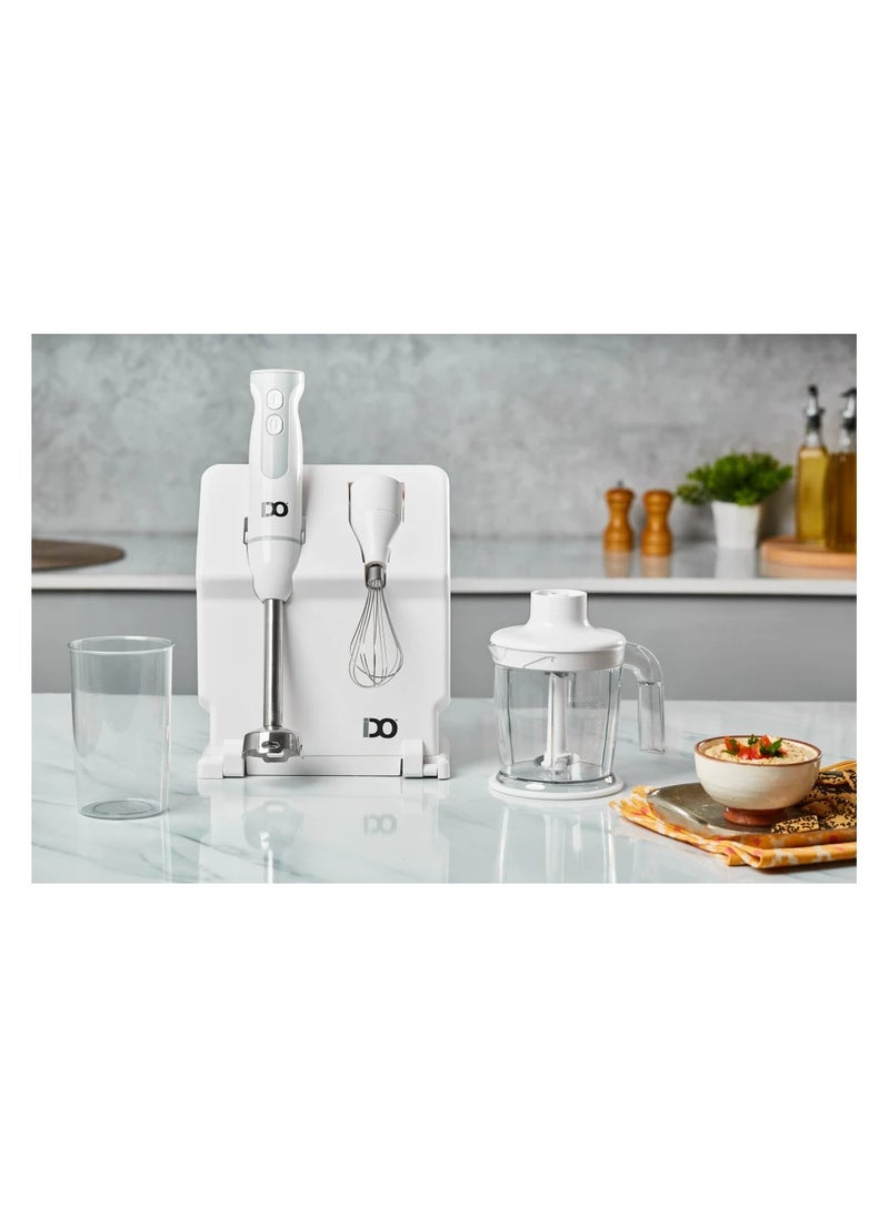 IDO iDo Blender Set. Hand Mixer 800 Watt - Model HBL800-WH - White - 2 Years Warranty  - Image 2