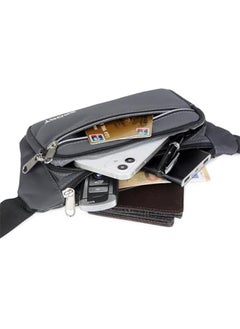 HOOKOR Fanny Pack Waist Packs for Men Women, Waist Bag Hip Pack for Hiking Travel Running Outdoor Sports. (Grey)  - Image 2
