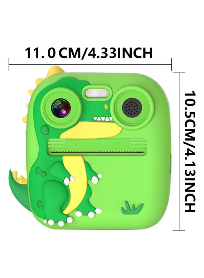Kids Instant Print Camera, 1080P HD Kids Camera Instant Print with 5 Rolls Print Paper & 32GB Card, Ideal Kid Toys Gifts for Boys & Girls Age 3-14 Easy for Kids to Carry - Image 2