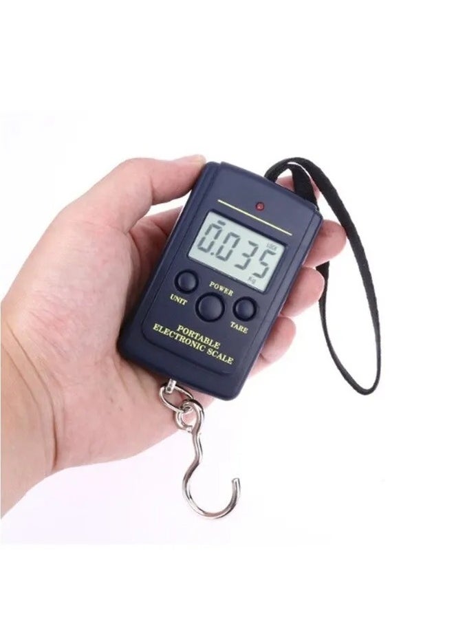 AROAQ - 40kg Digital Electronic Scale No Bubble Bags with Backlight Mini Fishing Luggage Travel Hanging Hook Kitchen Weighing Tools - Image 1