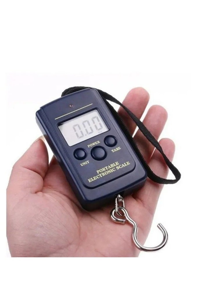 AROAQ - 40kg Digital Electronic Scale No Bubble Bags with Backlight Mini Fishing Luggage Travel Hanging Hook Kitchen Weighing Tools - Image 1