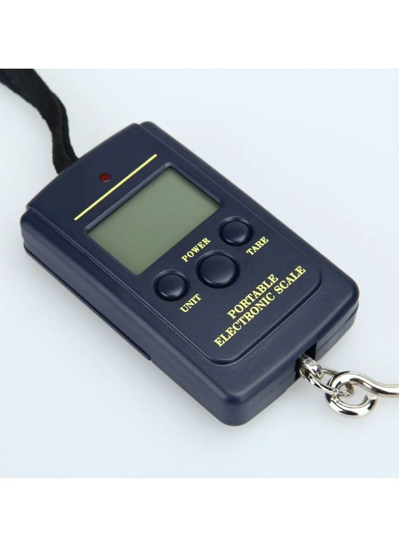 AROAQ - 40kg Digital Electronic Scale No Bubble Bags with Backlight Mini Fishing Luggage Travel Hanging Hook Kitchen Weighing Tools - Image 1