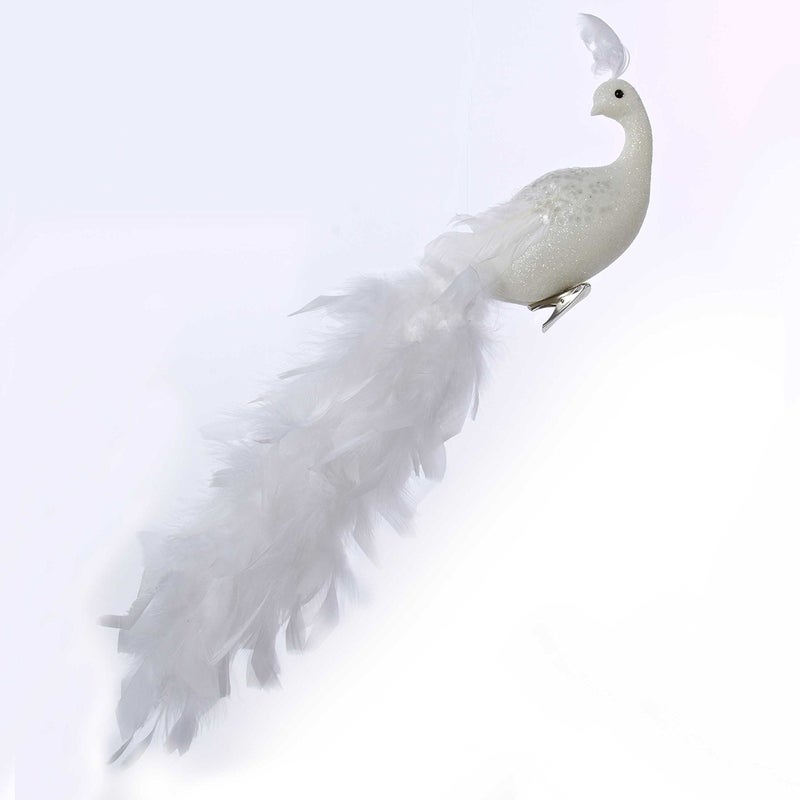 Kurt Adler 18 Long Tail Feather Phoenix Clip Ornament H6075