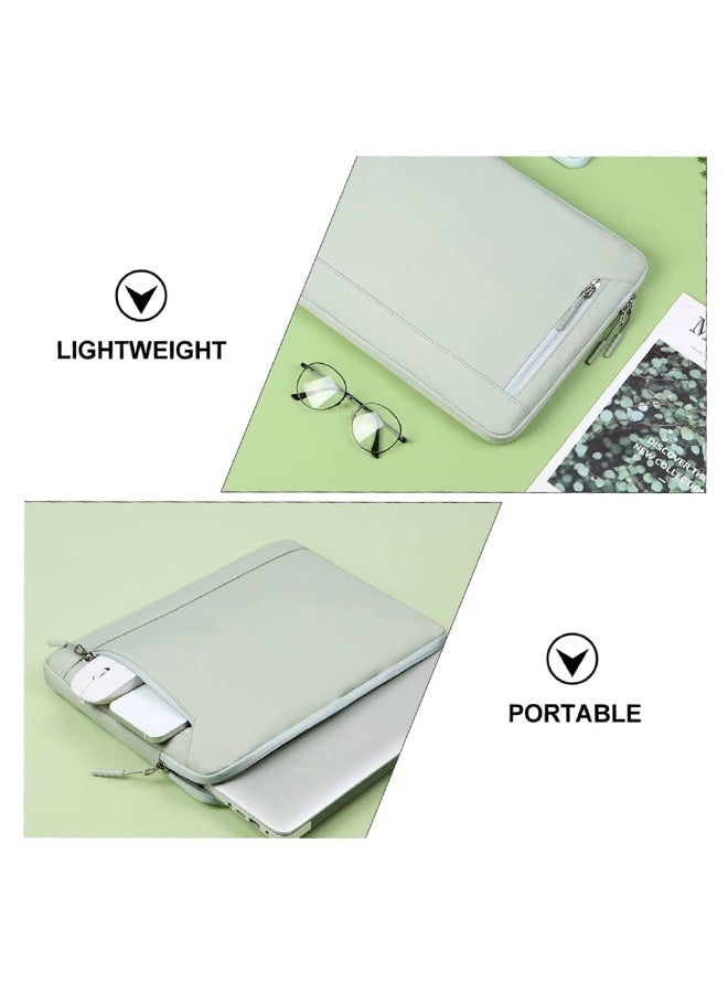 Tablet Case Green Laptop Bag 13/13.3 Protective Sleeve Laptop Pouch Organizer Shockproof Oxford Fabric - Image 3