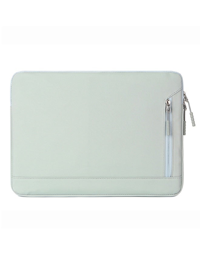 Tablet Case Green Laptop Bag 13/13.3 Protective Sleeve Laptop Pouch Organizer Shockproof Oxford Fabric - Image 1