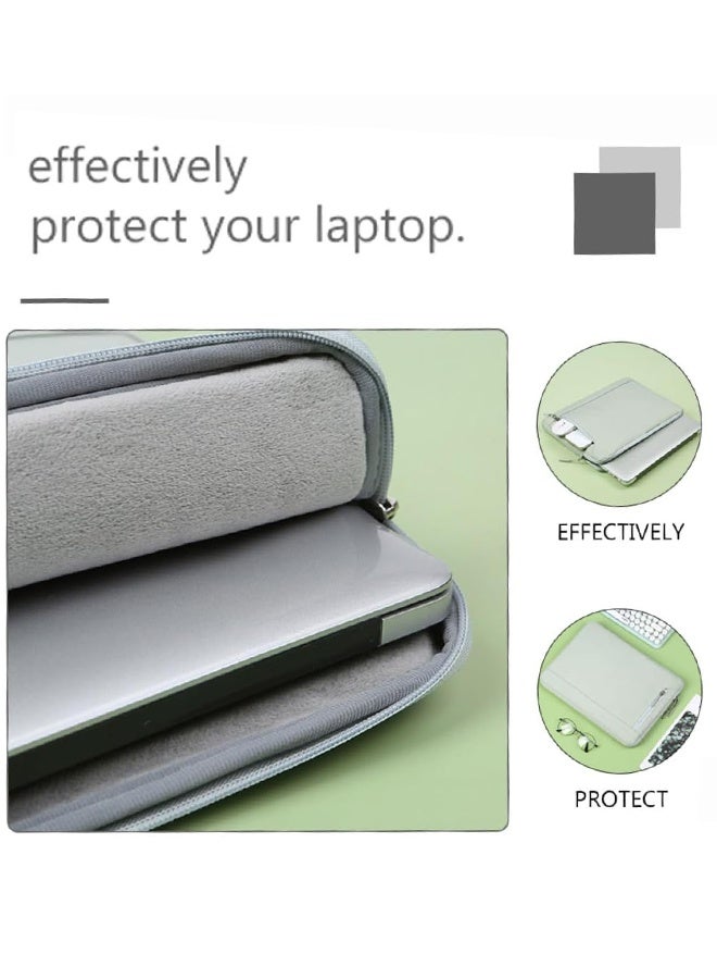 Tablet Case Green Laptop Bag 13/13.3 Protective Sleeve Laptop Pouch Organizer Shockproof Oxford Fabric - Image 2