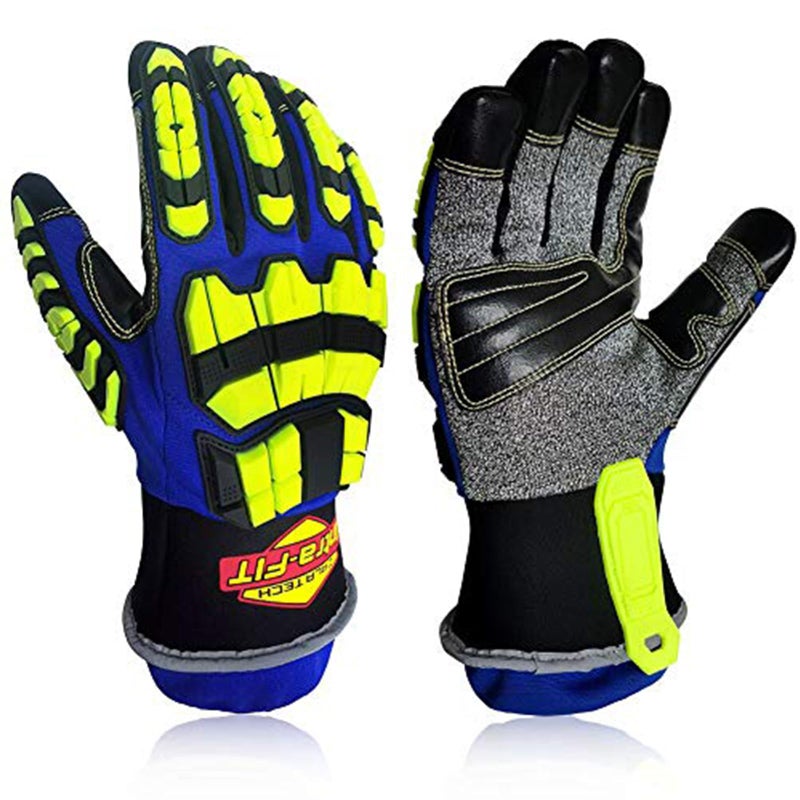 Intra-FIT INTRA-DUTY-DUTY REVINCUE REVINCUE SENGRICY GLOVE Protection Super Super Bexterity 5 EN388: 2016 4544FP ؛ ANSI Cut Level A8 Size XL - Image 1