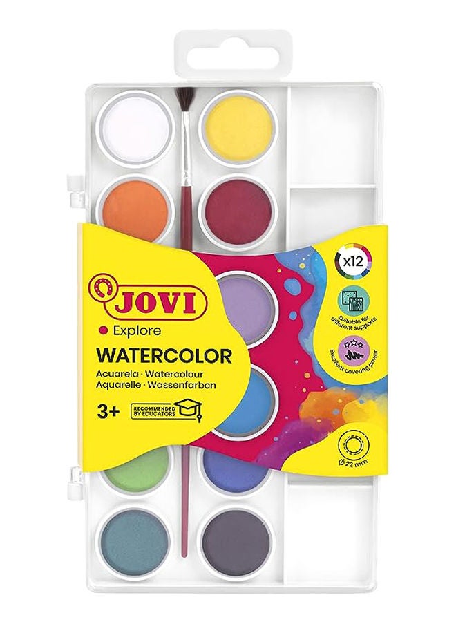 جوفي ألوان مائية - 12 لون